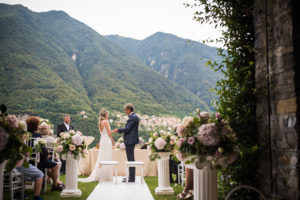 matrimonio intimo sul lago di como